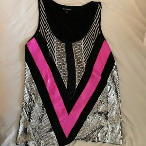 Express sequin tank